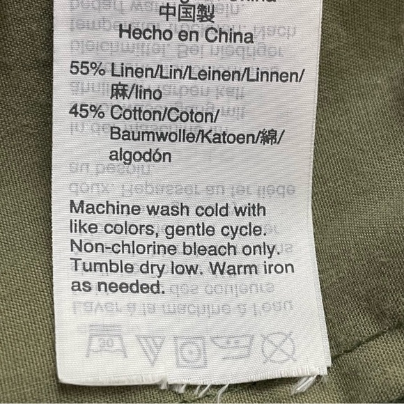 J. Crew Factory | Green Pull On Cuffed Ankle Pants - Picture 8 of 8